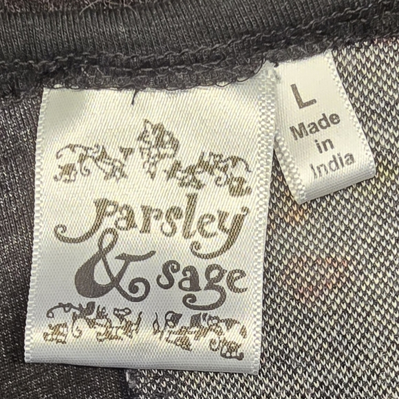 Multicolor Patchwork Long Sleeve Top - Picture 6 of 9